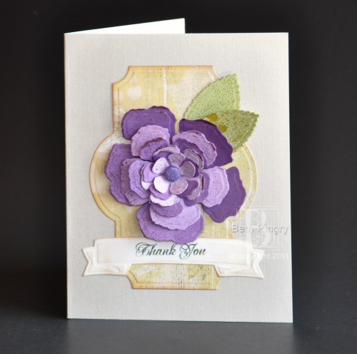 Beth Pingry Purple Rose Card