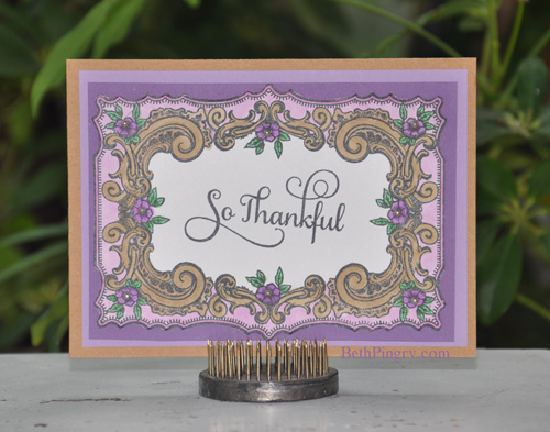 Beth Pingry So Thankful Card