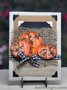 Beth Pingry Pumpkins plaque