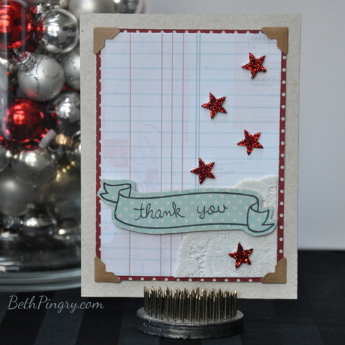 Beth Pingry Lawn Fawn Thank You Card