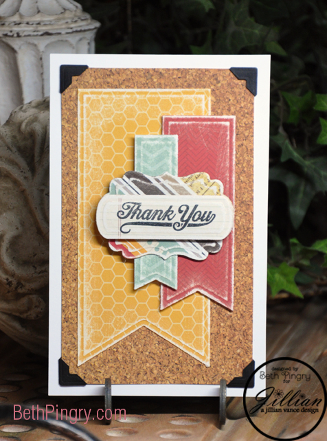 Beth Pingry Thank You Card with Banners