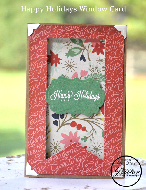 Beth Pingry - Holiday Window Card 