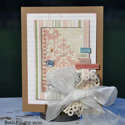 Beth Pingry - Shaker Card