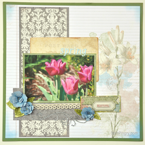 Beth Pingry - Spring Flower Layout