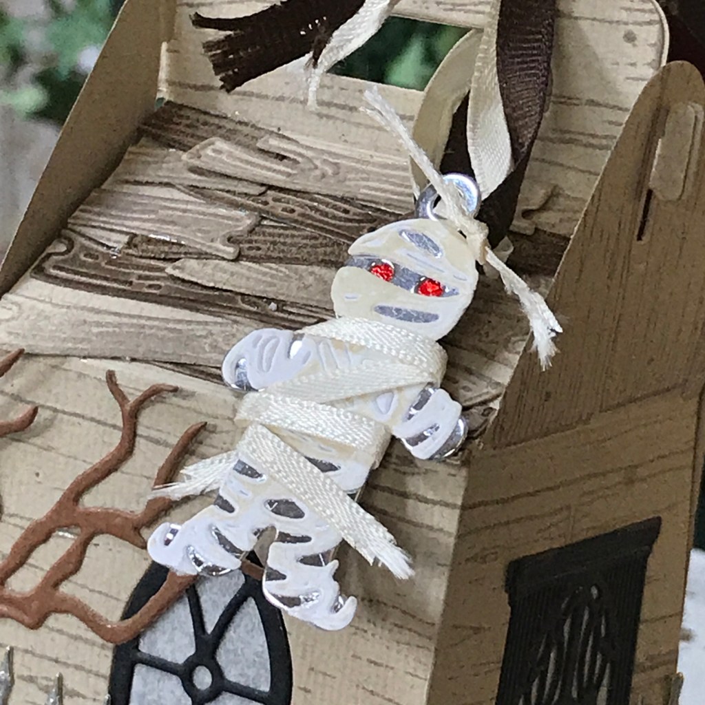 Halloween Gable Box ;with Mummy Tag by Beth Pingry for Amazing Paper Grace & Spellbinders